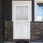 screen door with mail slot